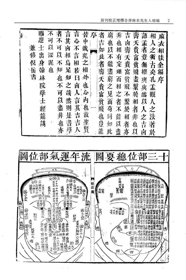 麻衣先生人相編 神相水鏡集插图1 麻衣先生人相編 神相水鏡集插图1