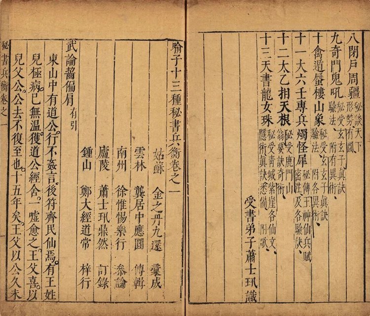 喻子十三种秘书兵衡插图1