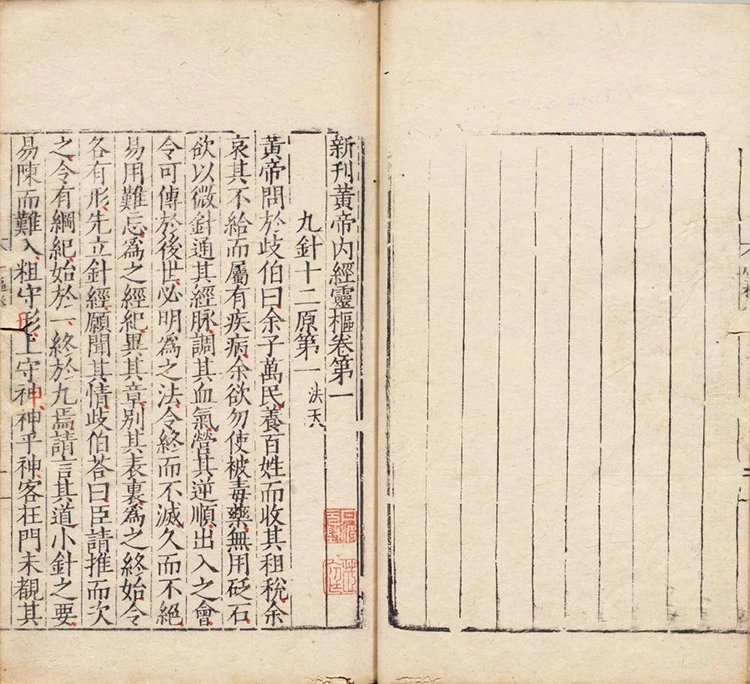新刊黄帝内经素问灵枢经插图1