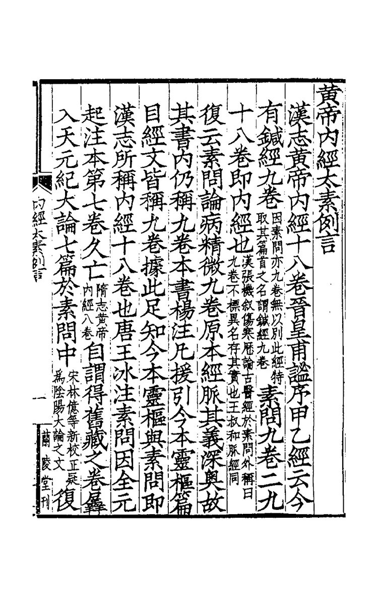 黄帝内经太素插图1