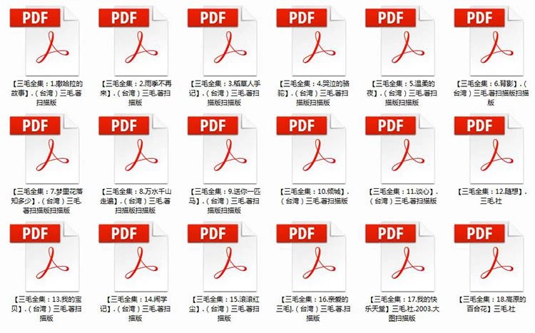 三毛作品合集插图1 三毛作品合集插图1